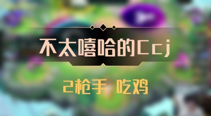 【不太嘻哈的Ccj】2枪手 吃鸡
