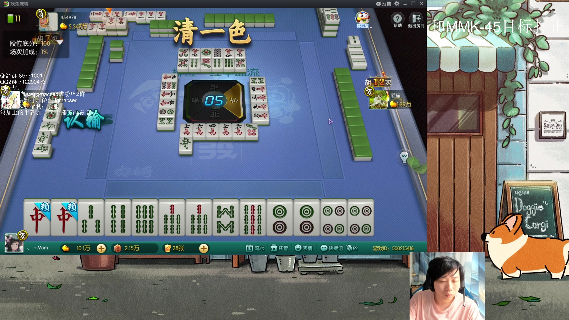 【2023-06-05 13点场】igmacsed：先麻将，后DOTA,7点刀可梦选人