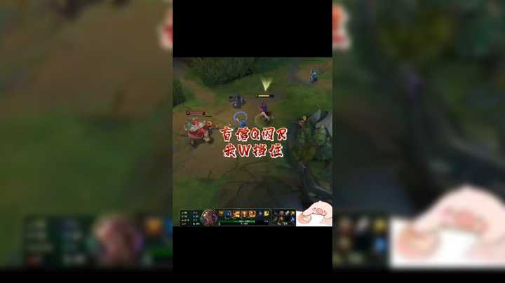 盲僧Q闪RQ，我W挡住
