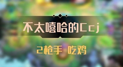 【不太嘻哈的Ccj】2枪手 吃鸡