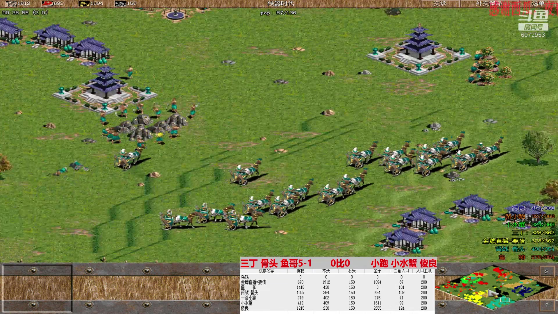 三丁 骨头 鱼哥5-1       3比0        小跑 小水蟹 傻良