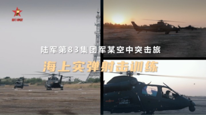 【第一军视】多机型、多弹种、多波次 直升机海上实弹射击火力十足！