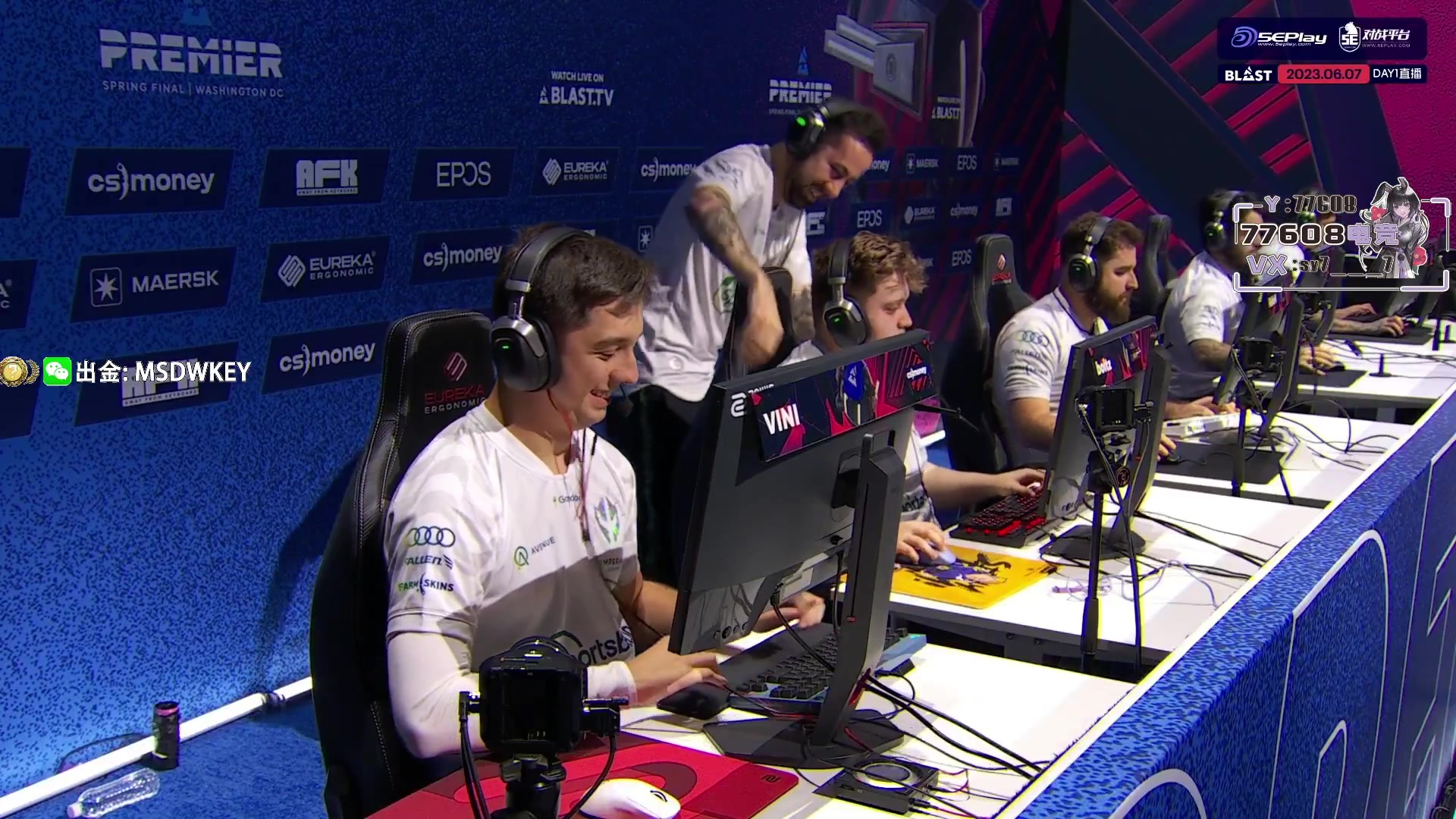 【2023-06-07 23点场】CSGO馒头：聊天听歌看比赛6959154