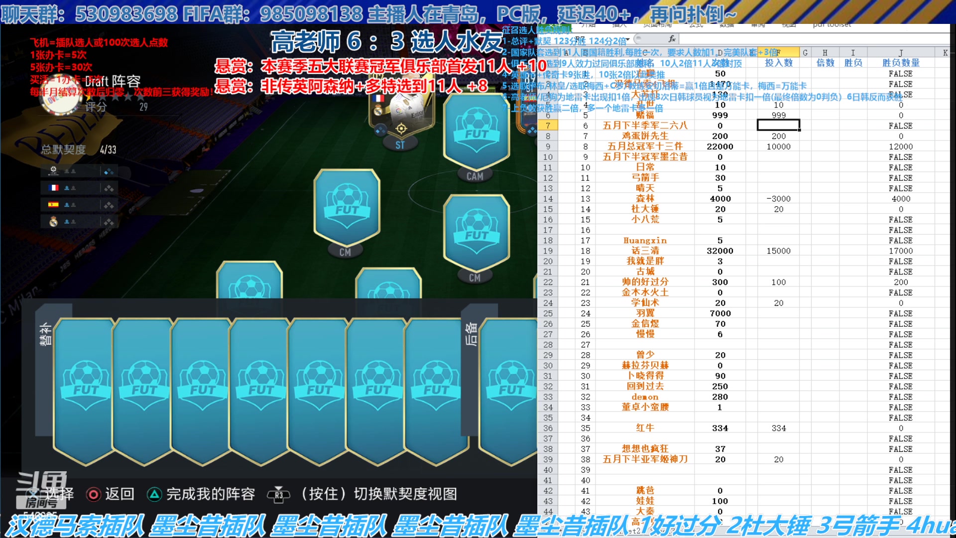 【2023-06-07 16点场】高老师爱足球：FIFA23征召选人，一不留神就败北！