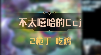 【不太嘻哈的Ccj】2枪手 吃鸡