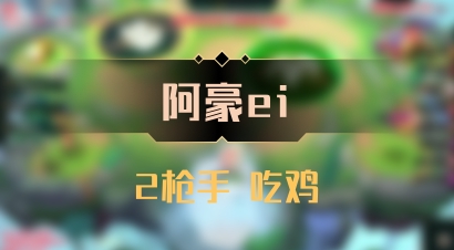 【阿豪ei】2枪手 吃鸡