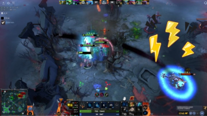 美滋滋dota2四号位发条技师躺赢，都不知道怎么输的阵容，对面沉默术士还一直？？？哈哈哈