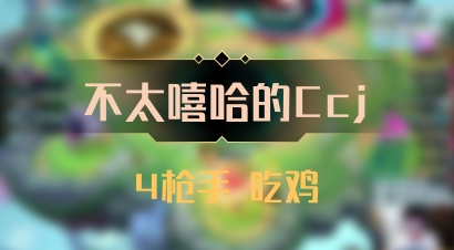 【不太嘻哈的Ccj】4枪手 吃鸡