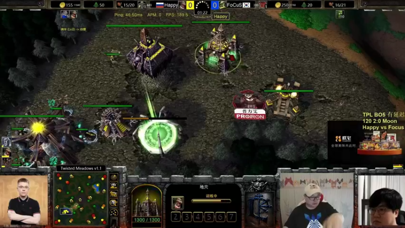 【TED出品】TPL 败者组 Happy vs Focus 上 佛爷笑了