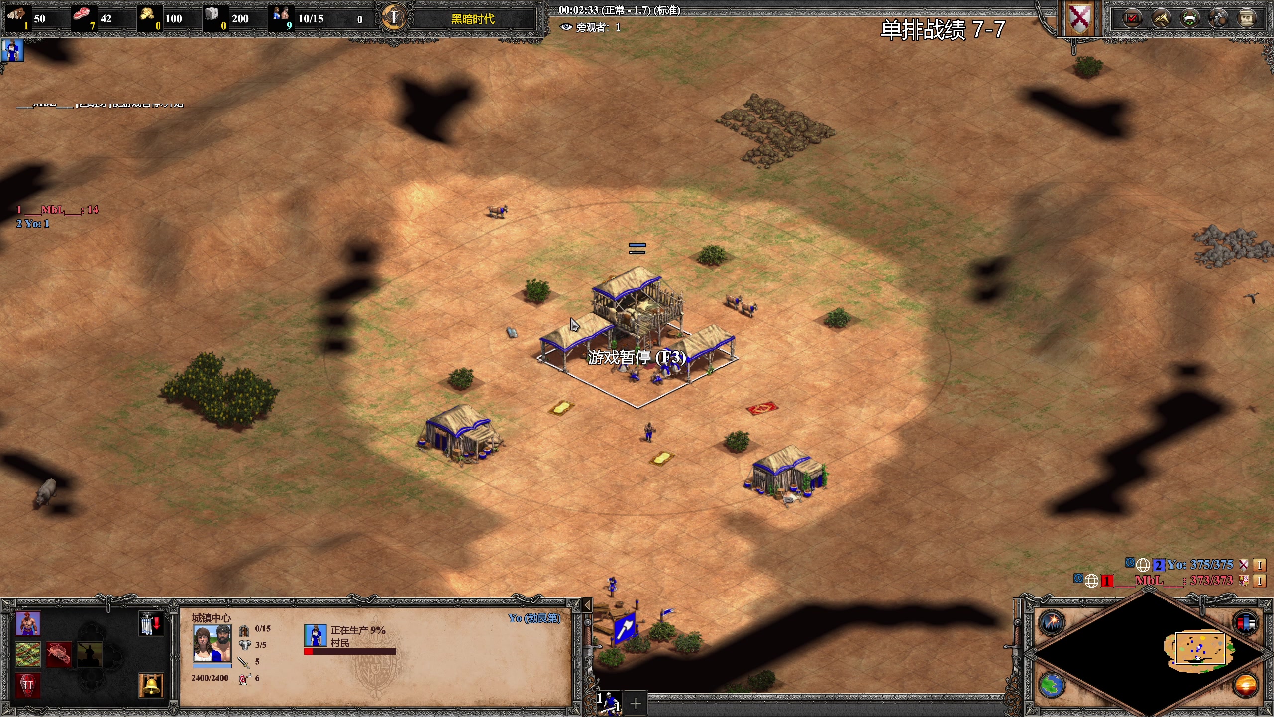 【2023-06-10 22点场】帝国时代猜火车Yo：单排小怪兽 753676