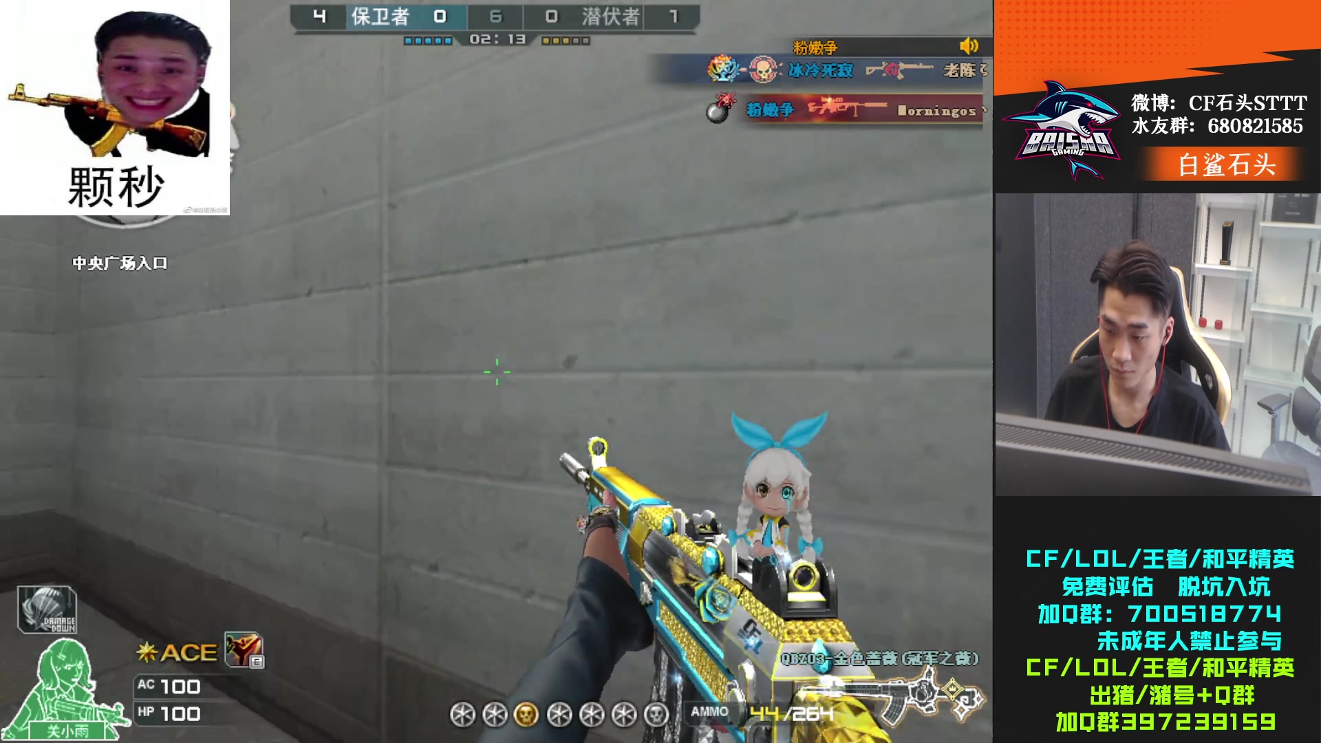 【2023-06-11 15点场】白鲨石头丶：今天看比赛  白鲨加油！