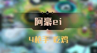 【阿豪ei】4枪手 吃鸡