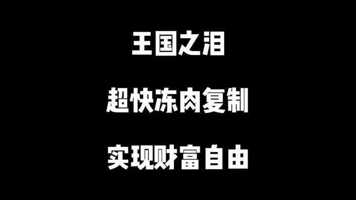 《塞尔达传说：王国之泪》超快冻肉复制帮你实现财富自由！