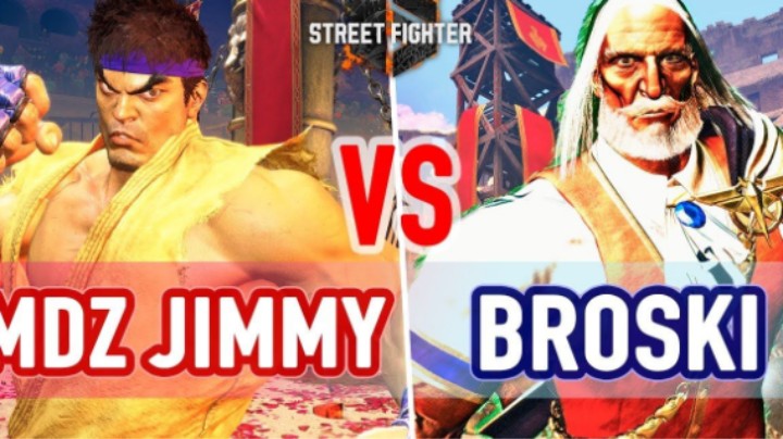 【街霸6】MDZ Jimmy (Ryu) vs Broski (JP)