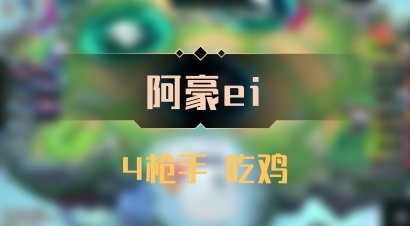 【阿豪ei】4枪手 吃鸡