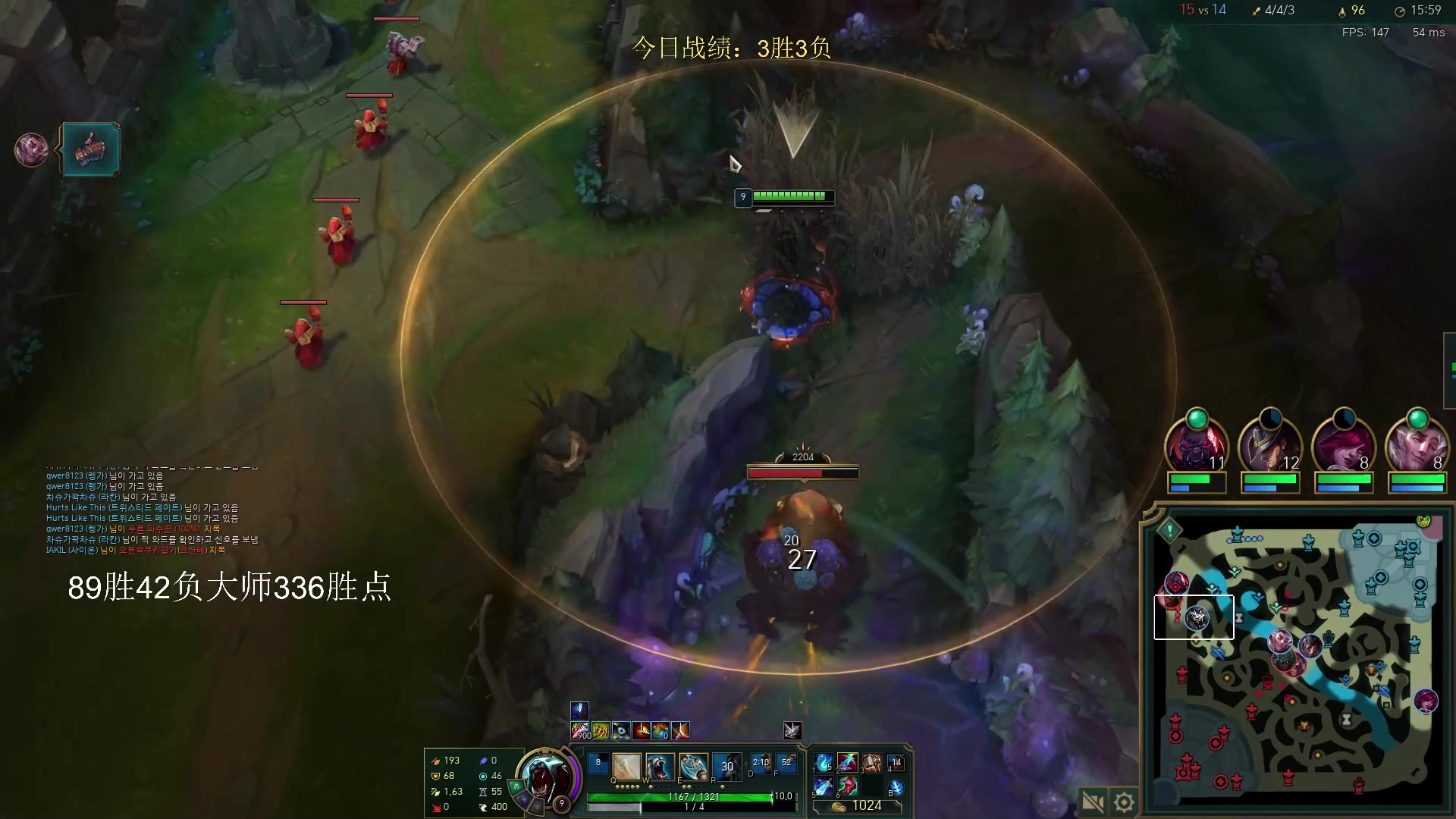 【2023-06-13 22点场】辛巴imb丶丶：狮王韩服排位之路！第10天！