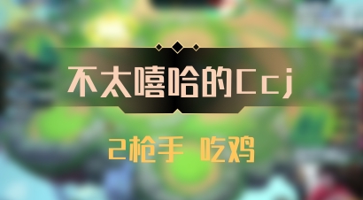 【不太嘻哈的Ccj】2枪手 吃鸡
