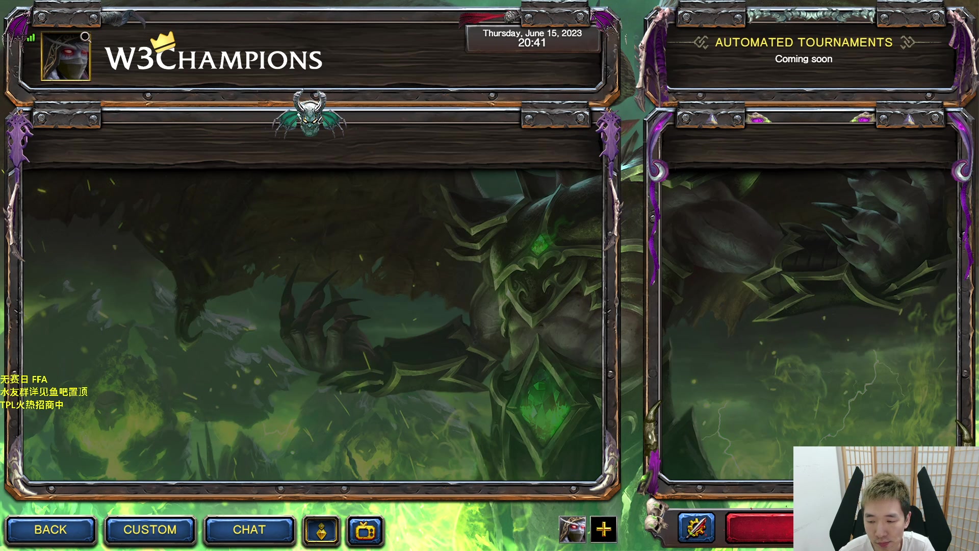 【2023-06-15 20点场】Infi小王：【直播】18:00开播