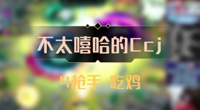 【不太嘻哈的Ccj】4枪手 吃鸡
