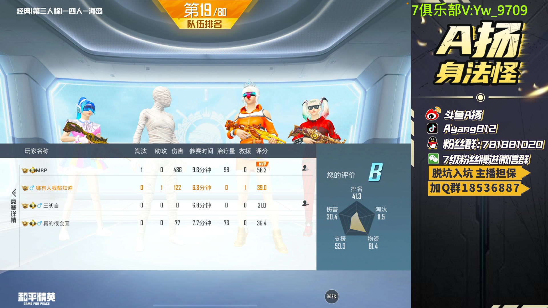 【2023-06-17 22点场】A扬丷：人机恢复训练！