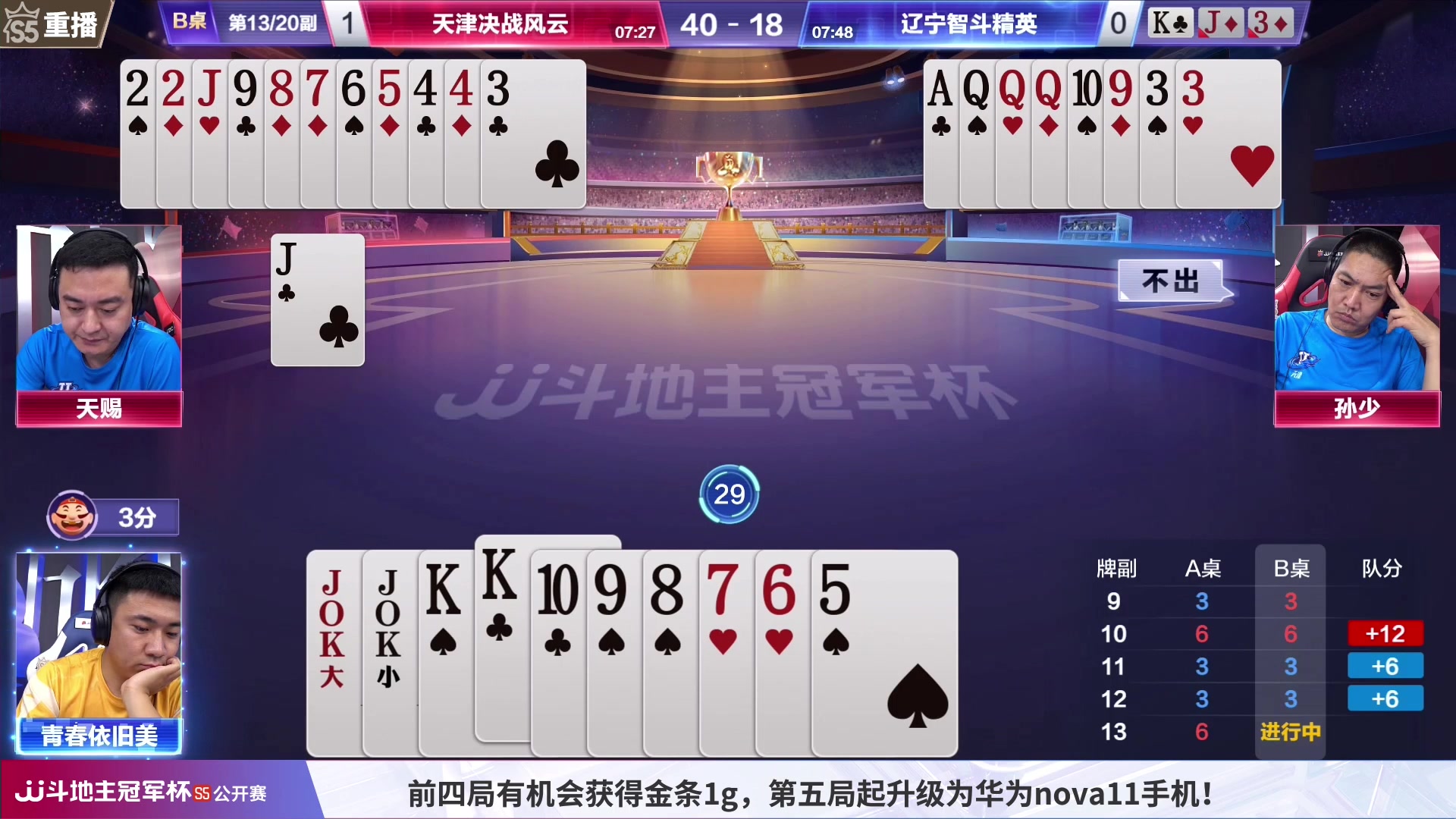 【2023-06-17 22点场】JJ斗地主官方：周天18点，福建梦幻VS紫禁城