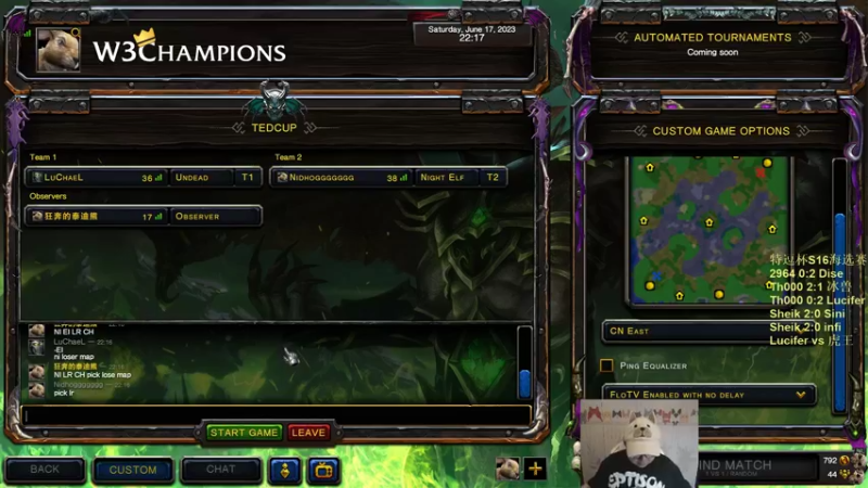 【TED出品】特逗杯S16海选 Lucifer vs 虎王 可惜没有弃车保帅