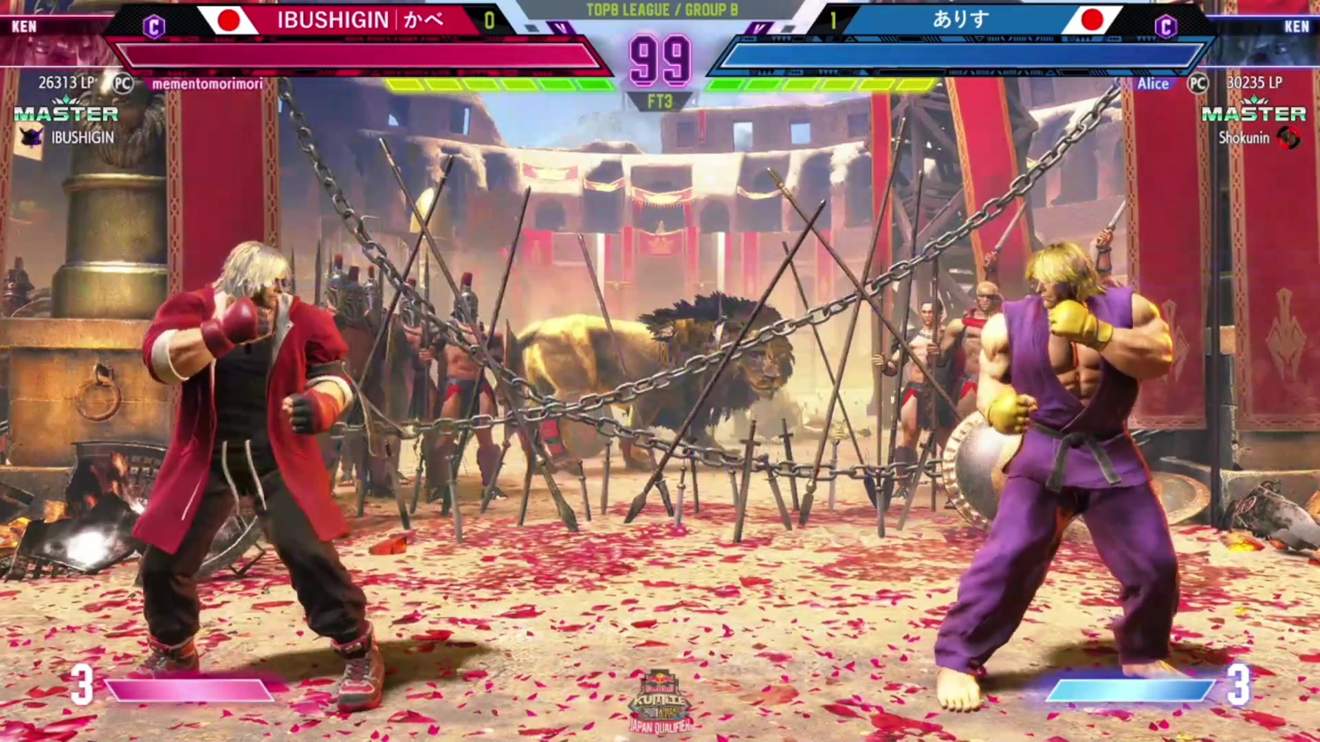 【2023-06-18 14点场】左蛋奴右一库：街霸6日本红牛杯八强赛