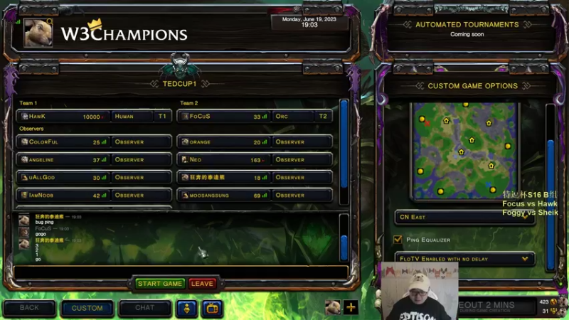 【TED出品】特逗杯S16 B组 Focus vs Hawk 一倒倒一片