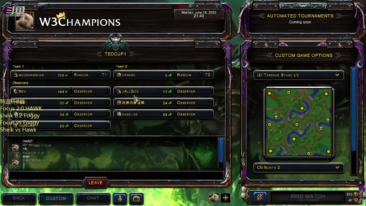 【2023-06-19 21点场】iameer0：【直播】7点特逗杯B组