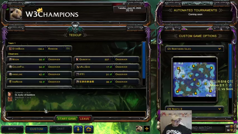 【TED出品】特逗杯S16 C组 Soin vs 星巴克 随机选手登场