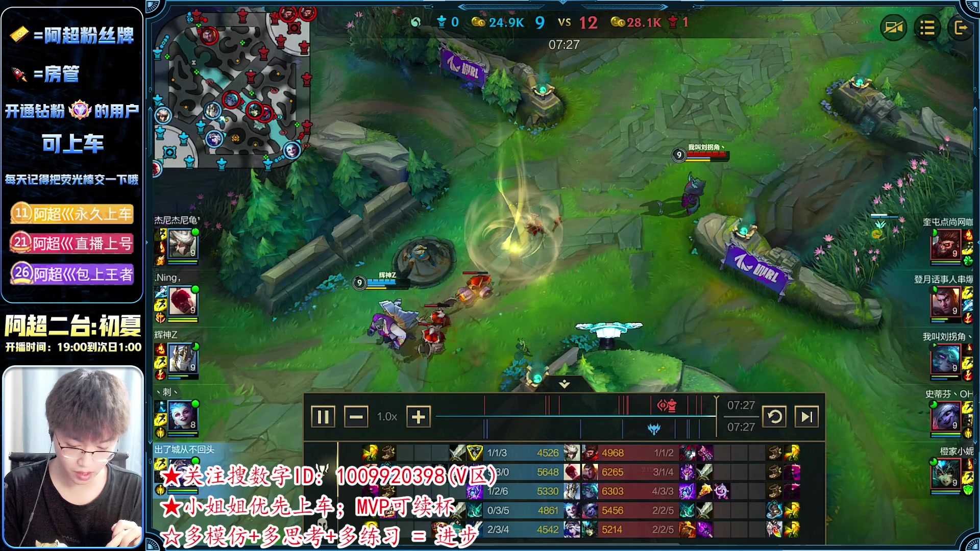 【2023-06-21 00点场】阿超cc丶：⭐六边形全能AD教学 免费上车！