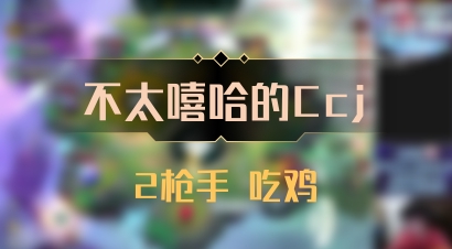 【不太嘻哈的Ccj】2枪手 吃鸡