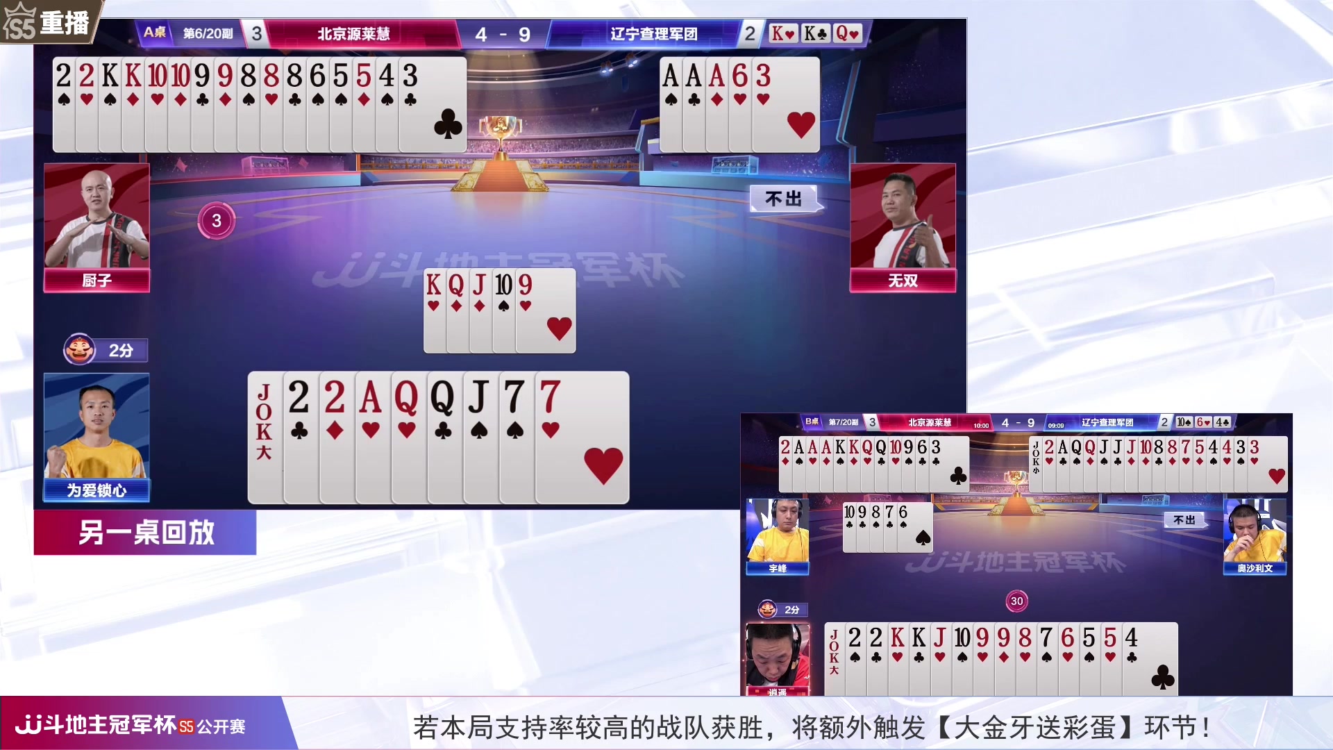 【2023-06-23 13点场】JJ斗地主官方：周五18点，首场8进4开打