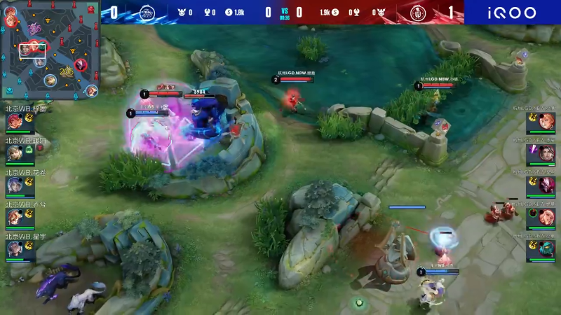 杭州LGDNBW VS 北京WB第2局-2023KPL夏季赛常规赛