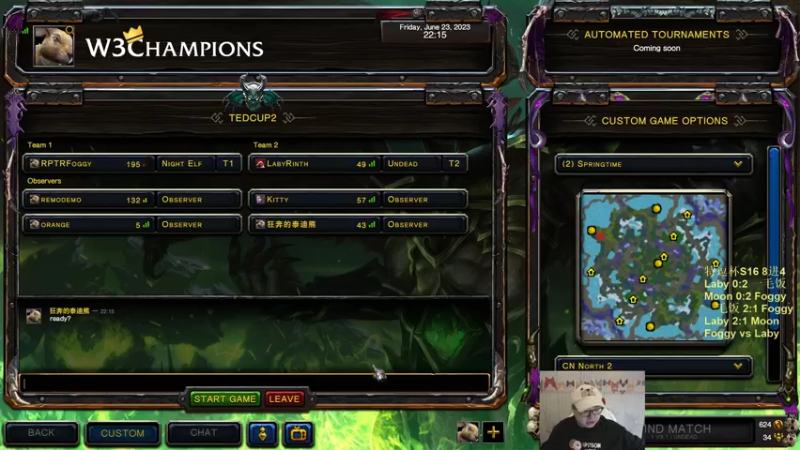 【TED出品】特逗杯S16 8进4败决 Foggy vs Laby 键盘绝对冒奶了