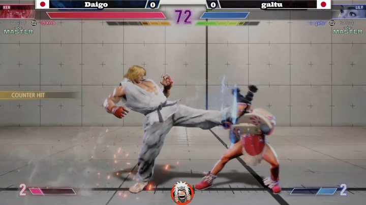 【街霸6】DAIGO (KEN) VS GALTU (LILY)