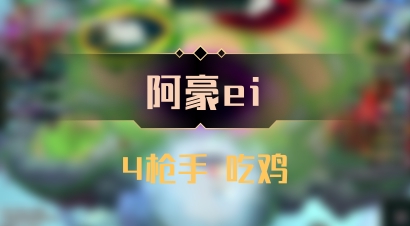 【阿豪ei】4枪手 吃鸡