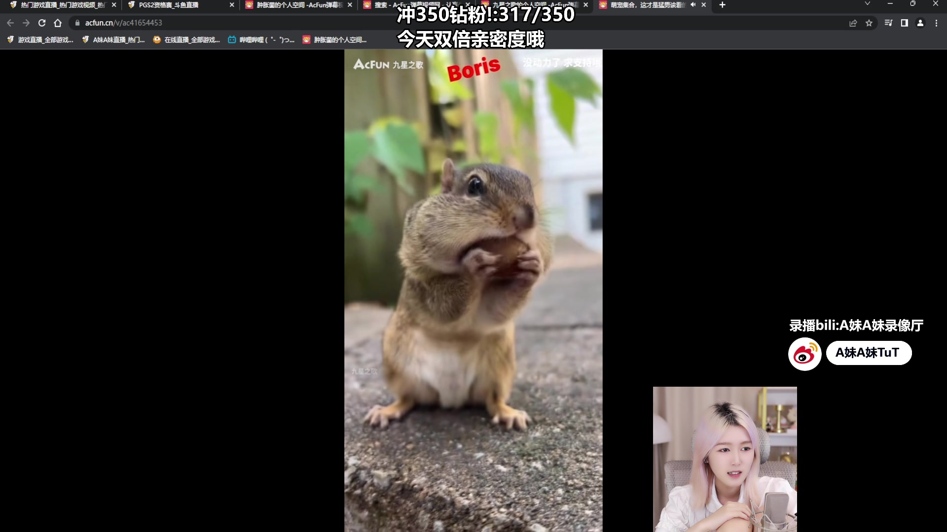 【2023-06-25 20点场】A妹A妹：【呆猪】新人美女主播