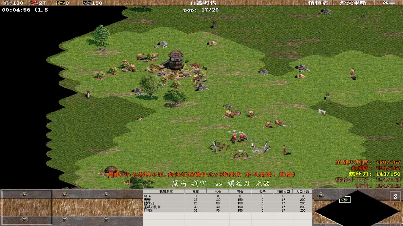 黑马 判官 0 vs 3 螺丝刀 无敌