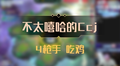 【不太嘻哈的Ccj】4枪手 吃鸡