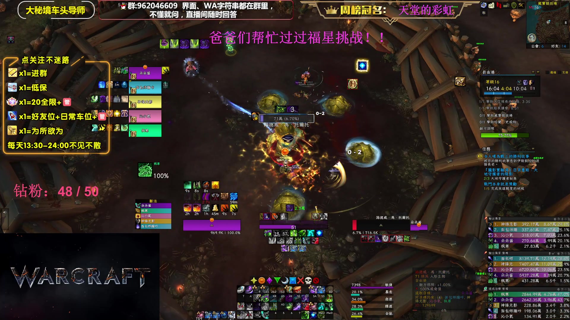 【2023-06-25 13点场】大嘴geigei：大嘴：大秘境单刷导师，亚服世界之树！