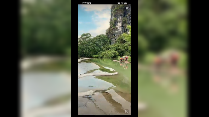 来桂林山水玩，坐竹筏是很必要的