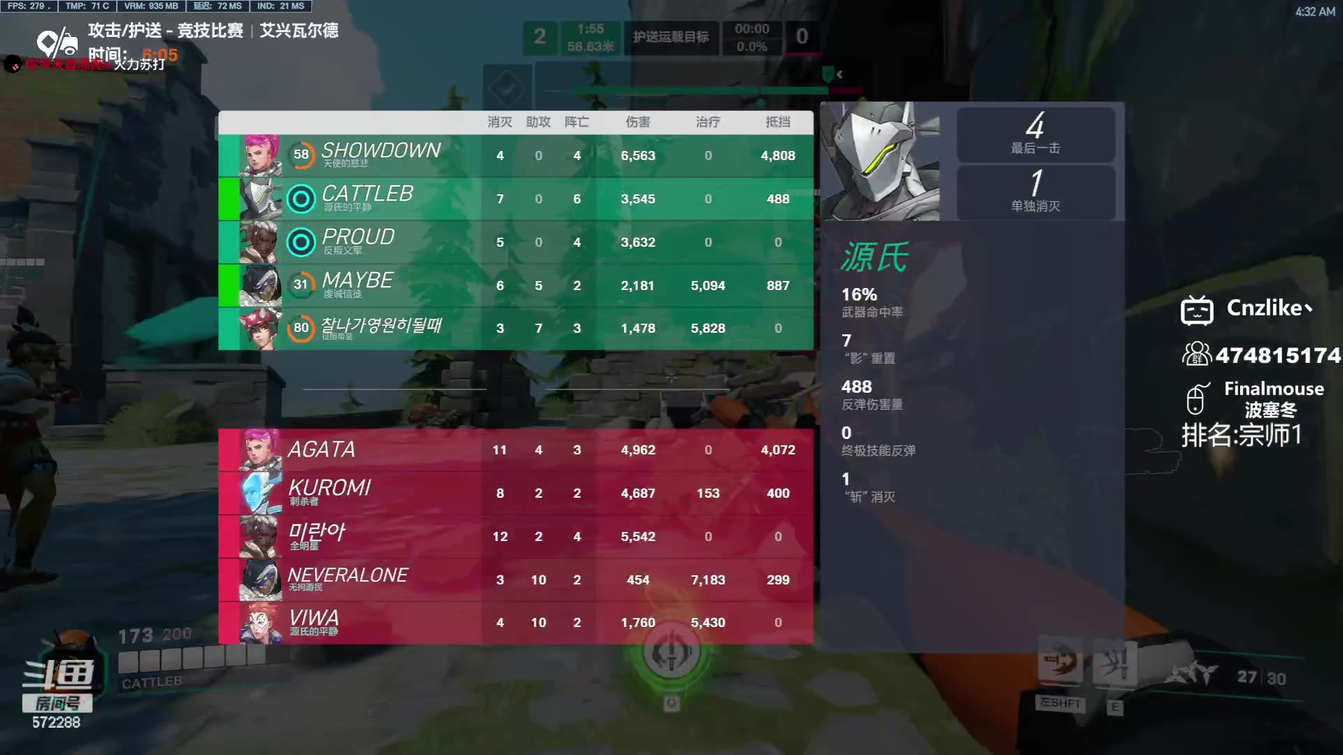 【2023-06-28 04点场】Cnzlike：源氏秒刀流