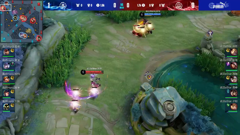 南京Hero久竞 VS 武汉eStarPro第2局-2023KPL夏季赛常规赛