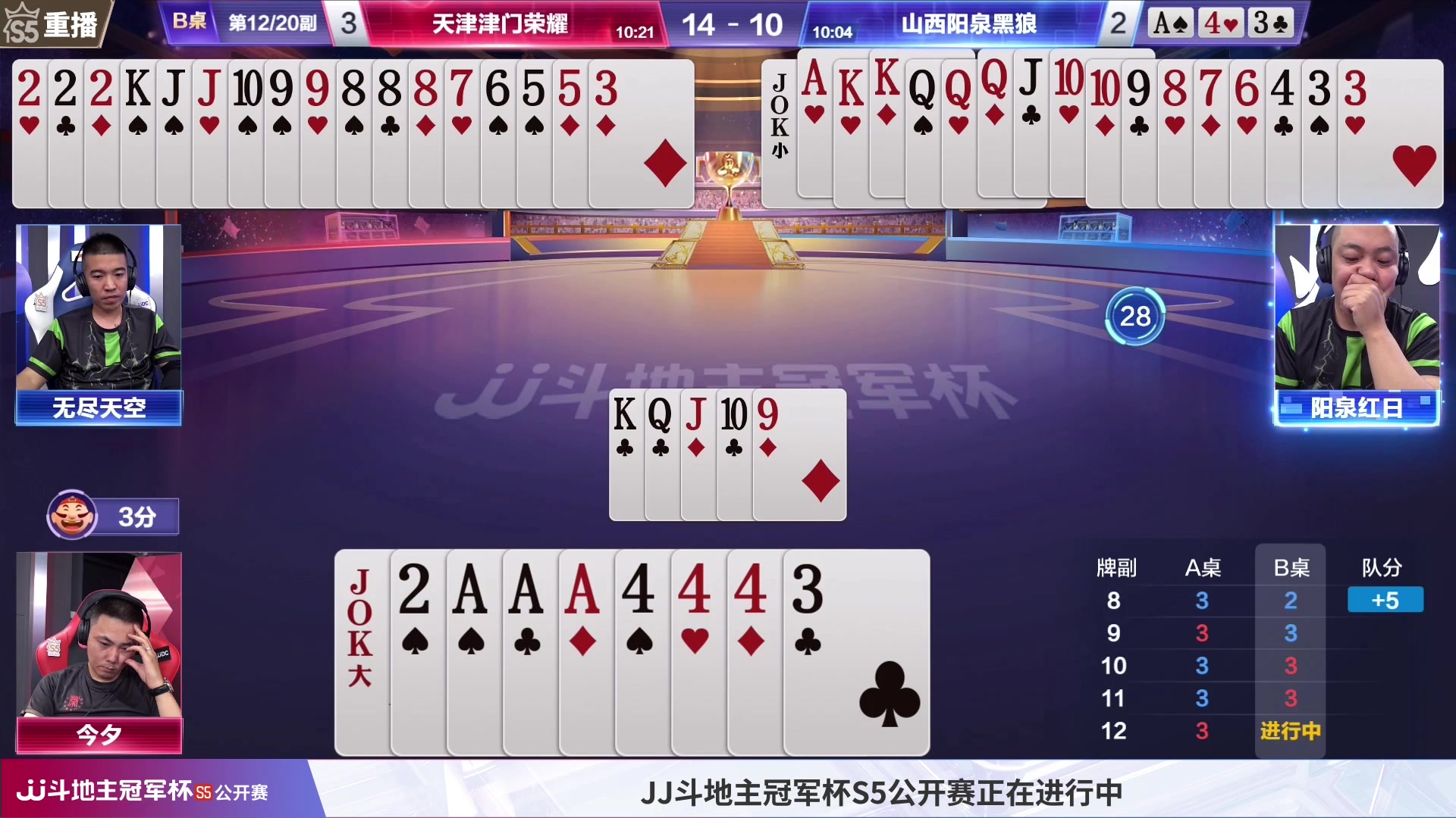 【2023-06-29 13点场】JJ斗地主官方：本周四，王者觉醒VS湖北强盛