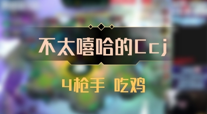 【不太嘻哈的Ccj】4枪手 吃鸡
