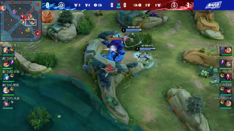 杭州LGD.NBW VS 厦门VG第2局-2023KPL夏季赛常规赛