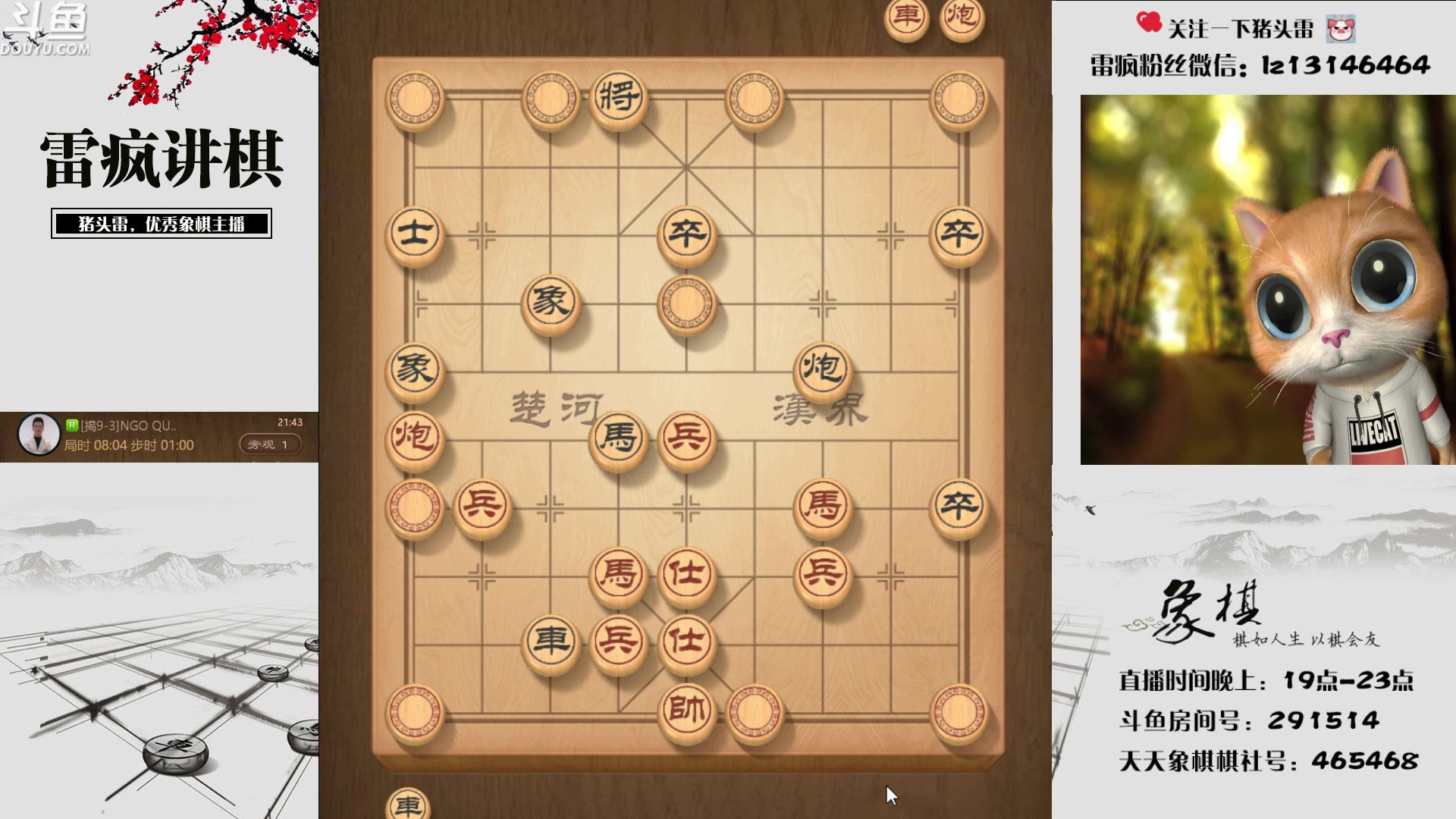 【2023-06-29 21点场】雷疯小叔：雷疯讲棋 斗转星移 移花接木 无人能敌