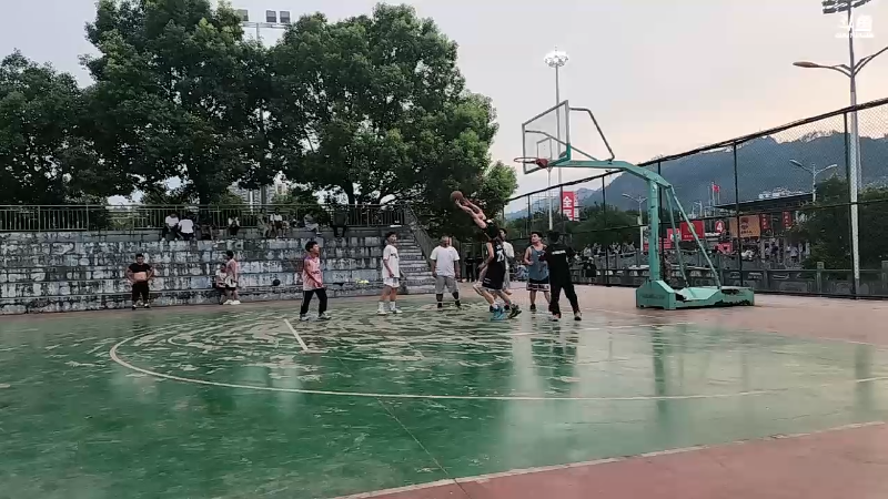 没防守没观赏性，打篮球不累舒服。