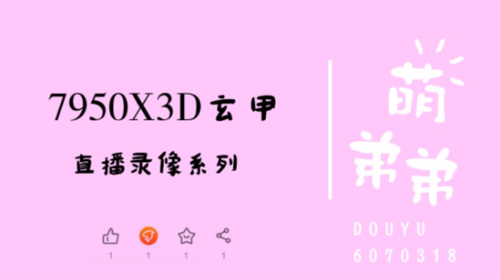 7950X3D玄甲